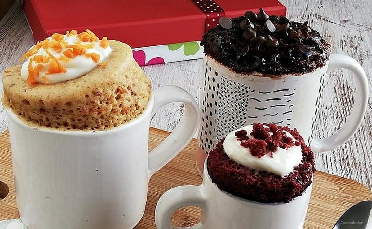 Receta de queque en taza paso a paso fácil