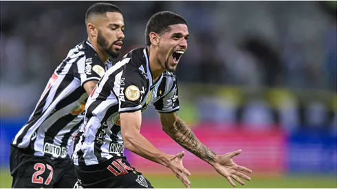 Rubens of Atletico Mineiro celebrates after scoring
