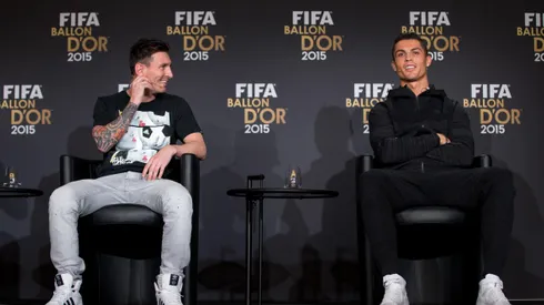 Lionel Messi y Cristiano Ronaldo en el Balón de Oro 2015.