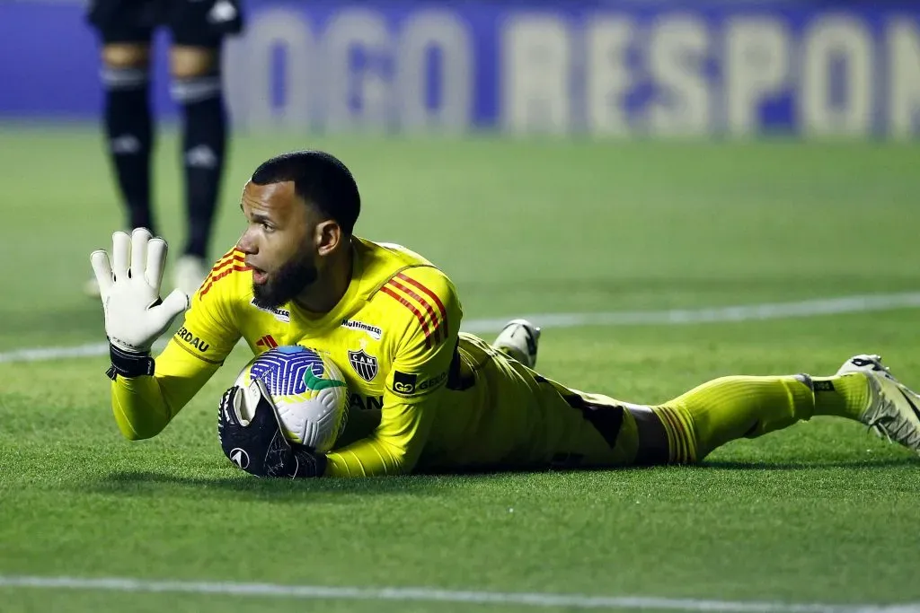 SP – SAO PAULO – 28/08/2024 – COPA DO BRASIL 2024, SAO PAULO X ATLETICO-MG – Everson jogador do Atletico-MG durante partida contra o Sao Paulo no estadio Morumbi pelo campeonato Copa Do Brasil 2024. Foto: Marco Miatelo/AGIF