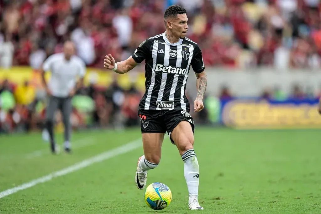 RJ – RIO DE JANEIRO – 03/11/2024 – COPA DO BRASIL 2024, FLAMENGO X ATLETICO-MG – Paulinho jogador do Atletico-MG durante partida contra o Flamengo no estadio Maracana pelo campeonato Copa Do Brasil 2024. Foto: Thiago Ribeiro/AGIF