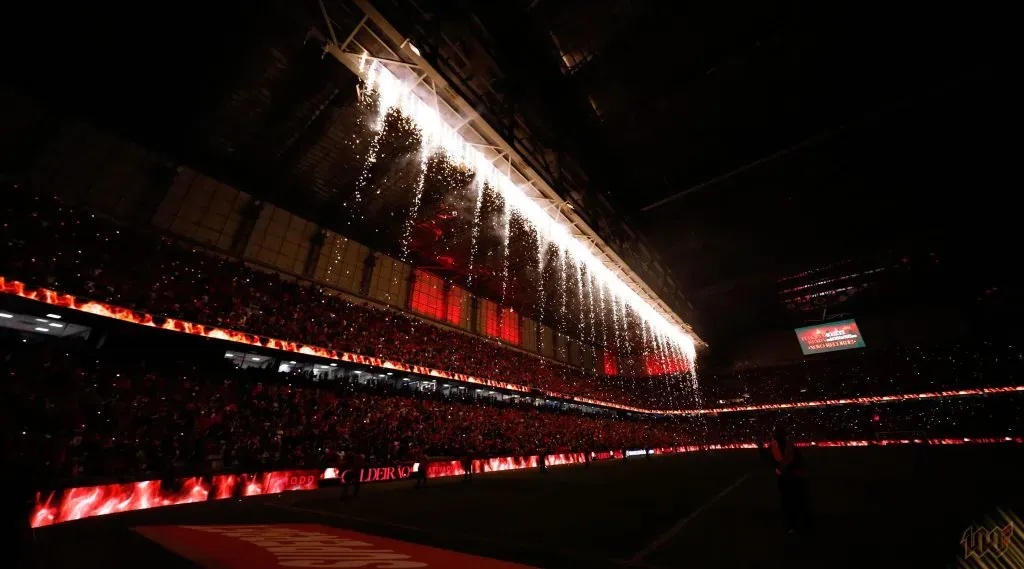 Torcida do Athletico fez mais uma linda festa na Ligga Arena. Foto: José Tramontin/athletico.com.br