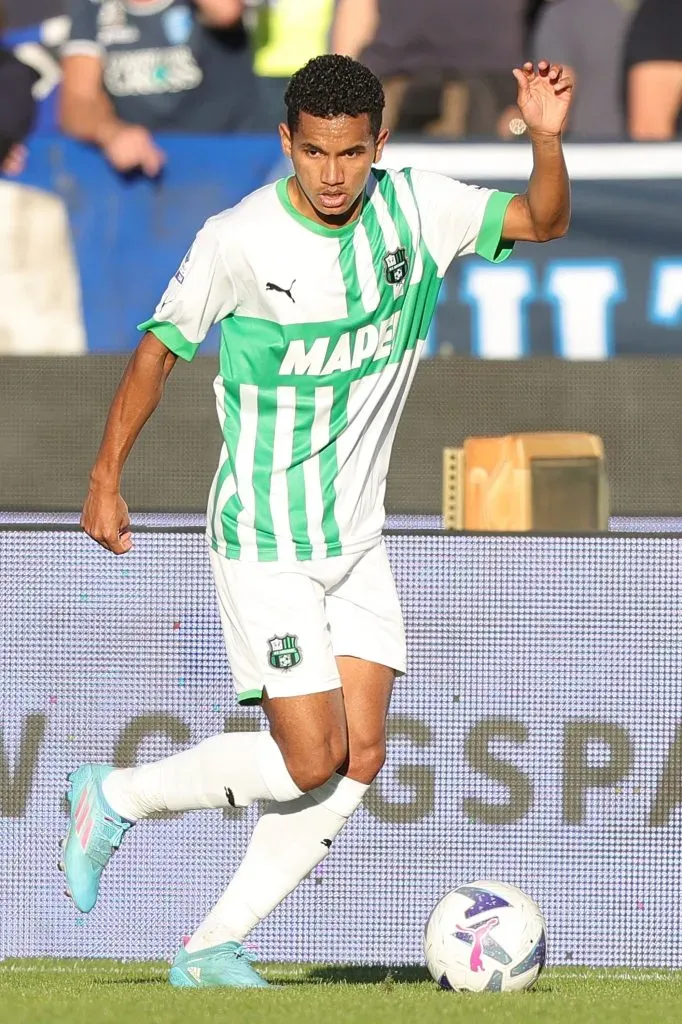 Rogério atuando pelo Sassuolo, da Itália (Photo by Gabriele Maltinti/Getty Images)