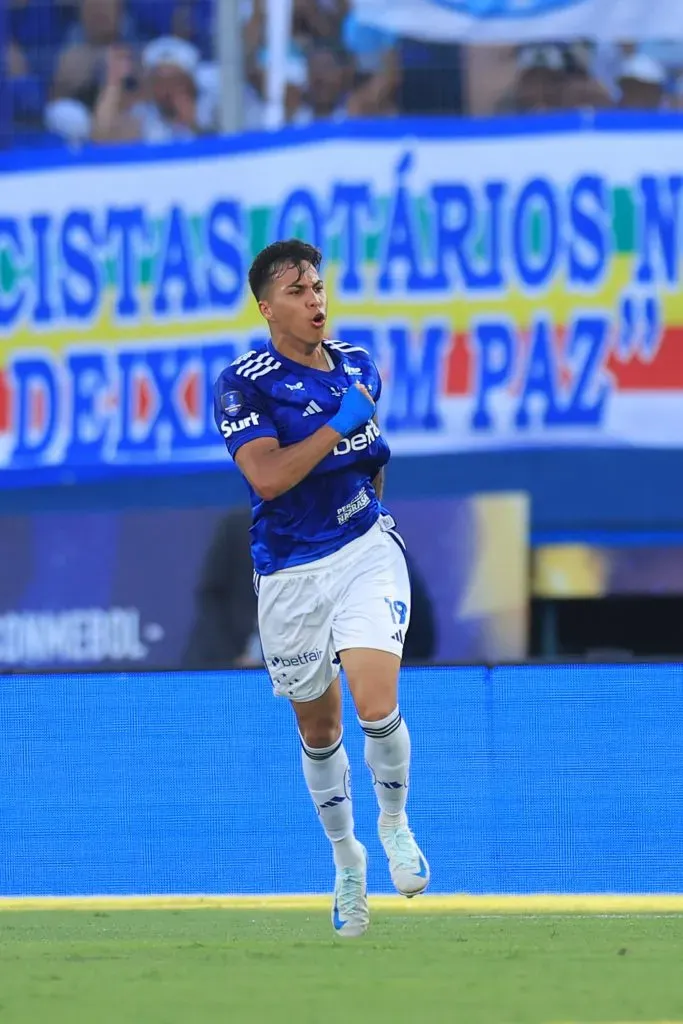 Kaio Jorge maraca gol do Cruzeiro em derrota para o Racing, da Argentina (Photo by Buda Mendes/Getty Images)