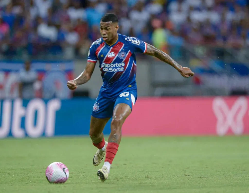 Além de Rogério Ceni, Jean Lucas também foi alvo de críticas por parte da torcida do Bahia. Foto: Jhony Pinho/AGIF