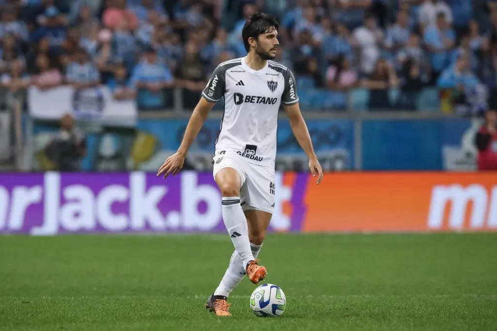 RS – PORTO ALEGRE – 22/07/2023 – BRASILEIRO A 2023, GREMIO X ATLETICO-MG – Igor Rabello jogador do Atletico-MG durante partida contra o Gremio no estadio Arena do Gremio pelo campeonato Brasileiro A 2023. Foto: Pedro H. Tesch/AGIF
