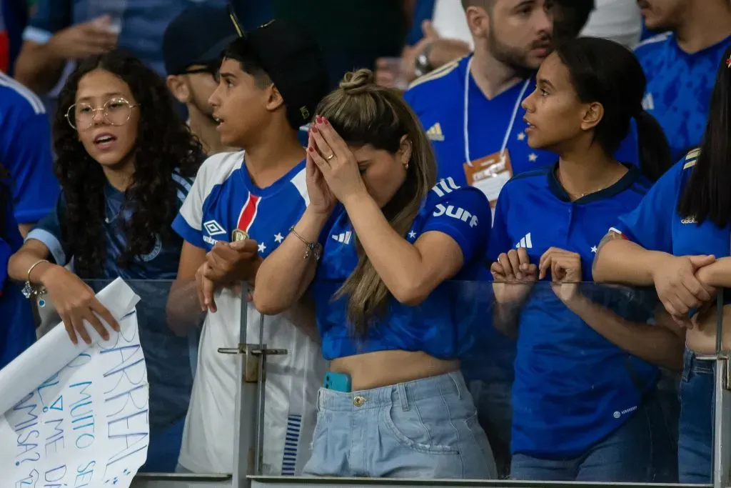 Torcida do Cruzeiro não estará presente na partida contra o Palmeiras. Foto: Fernando Moreno/AGIF