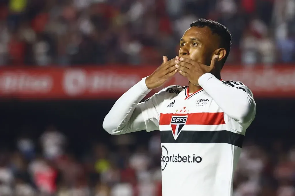 Marquinhos jogando no São Paulo em 2022 – Foto: Marcello Zambrana/AGIF
