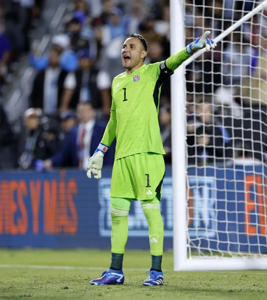 Keylor Navas atuando pela seleção de Costa Rica (Photo by Kevork Djansezian/Getty Images)