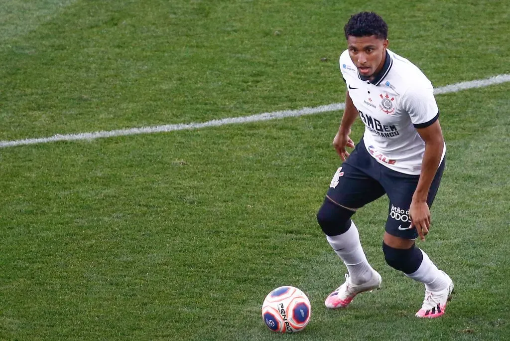 Ederson jogador do Corinthians durante partida contra o Mirassol na Arena Corinthians pelo campeonato Paulista 2020. Foto: Marcello Zambrana/AGIF