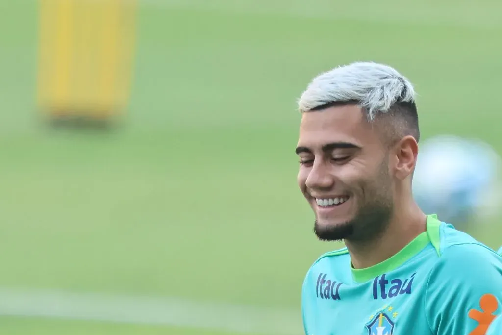 Andreas Pereira jogador do Selecao Brasileira durante treino no estadio Mangueirao. Foto: Fernando Torres/AGIF