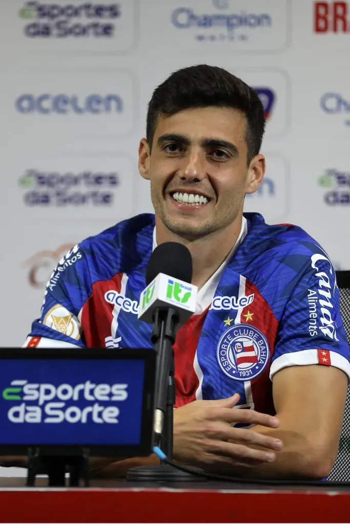 Léo Cittadini em apresnetação no Bahia (Imagem: Felipe Oliveira/EC Bahia)