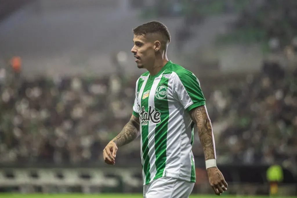 RS – CAXIAS DO SUL – 01/08/2024 – COPA DO BRASIL 2024, JUVENTUDE X FLUMINENSE – Lucas Freitas jogador do Juventude durante partida contra o Fluminense no estadio Alfredo Jaconi pelo campeonato Copa Do Brasil 2024. Foto: Thiago Vasconcelos Dos Santos/AGIF