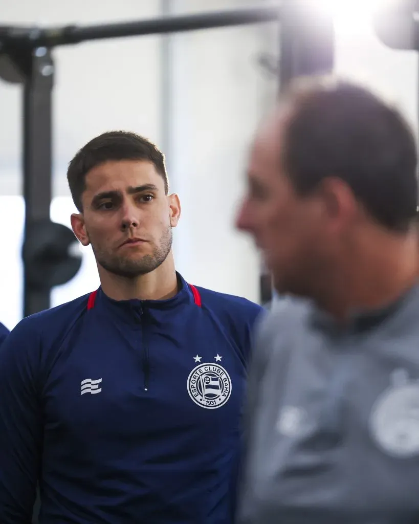 Denis Jr, goleiro do Bahia, em treino na Espanha (Imagem: Divulgação/EC Bahia)