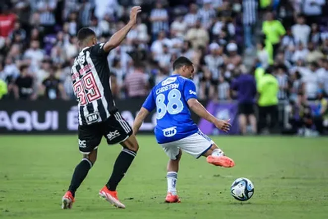 Atlético-MG x Cruzeiro, no Orlando City Stadium, em Orlando-EUA. Foto: Gustavo Aleixo/Cruzeiro