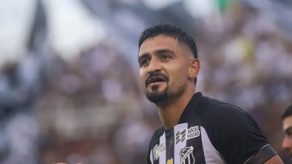 Ramon vibrando pelo Ceará na 1ª rodada do Cearense – Foto: Lucas Emanuel/AGIF