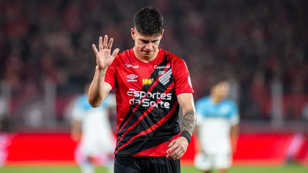 Bruno Zapelli, meio-campista do Athletico. Foto: Luis Garcia/AGIF