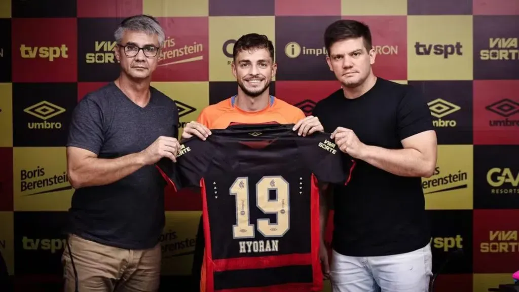 Hyoran durante apresentação no Sport – Foto: Paulo Paiva/Sport Recife