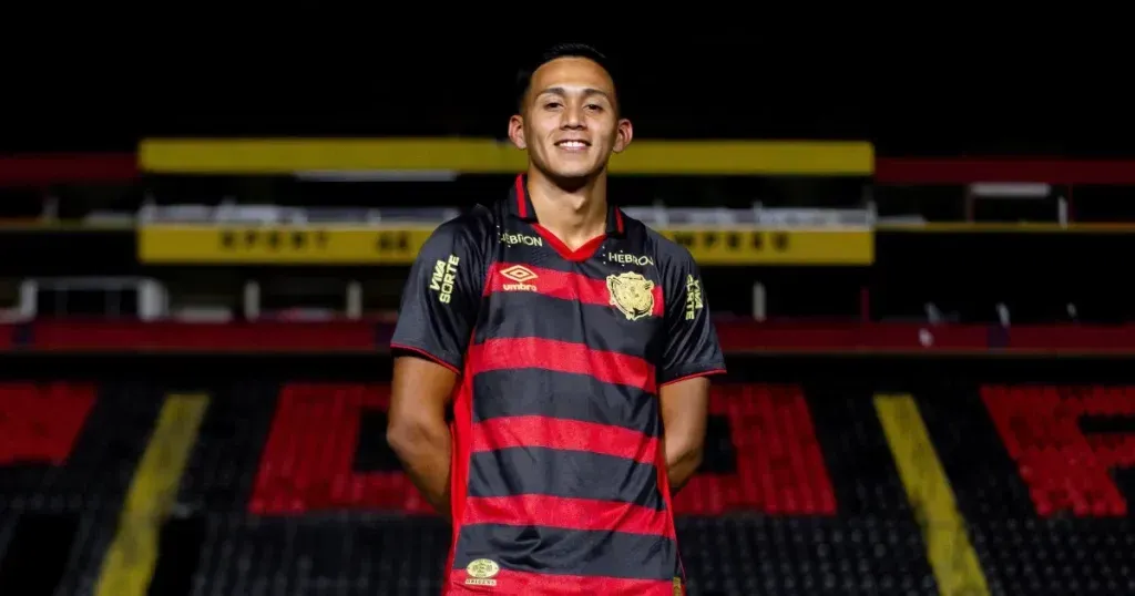 Rodrigo Atencio anunciado pelo Sport. Foto: Sport