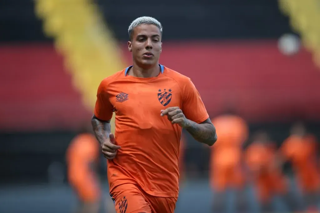 Carlos Alberto durante treinamento do Sport na Ilha do Retiro. Foto: Marlon Costa/AGIF