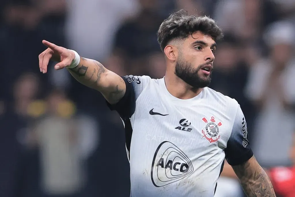 SP – SAO PAULO – 04/07/2024 – BRASILEIRO A 2024, CORINTHIANS X VITORIA – Yuri Alberto jogador do Corinthians durante partida contra o Vitoria no estadio Arena Corinthians pelo campeonato Brasileiro A 2024. Foto: Ettore Chiereguini/AGIF