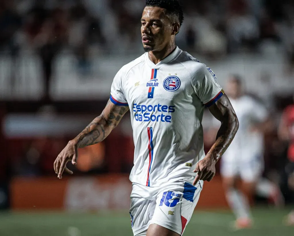 GO – GOIANIA – 24/07/2024 – BRASILEIRO A 2024, ATLETICO-GO X BAHIA – Rafael Ratao jogador do Bahia durante partida contra o Atletico-GO no estadio Antonio Accioly pelo campeonato Brasileiro A 2024. Foto: Isabela Azine/AGIF