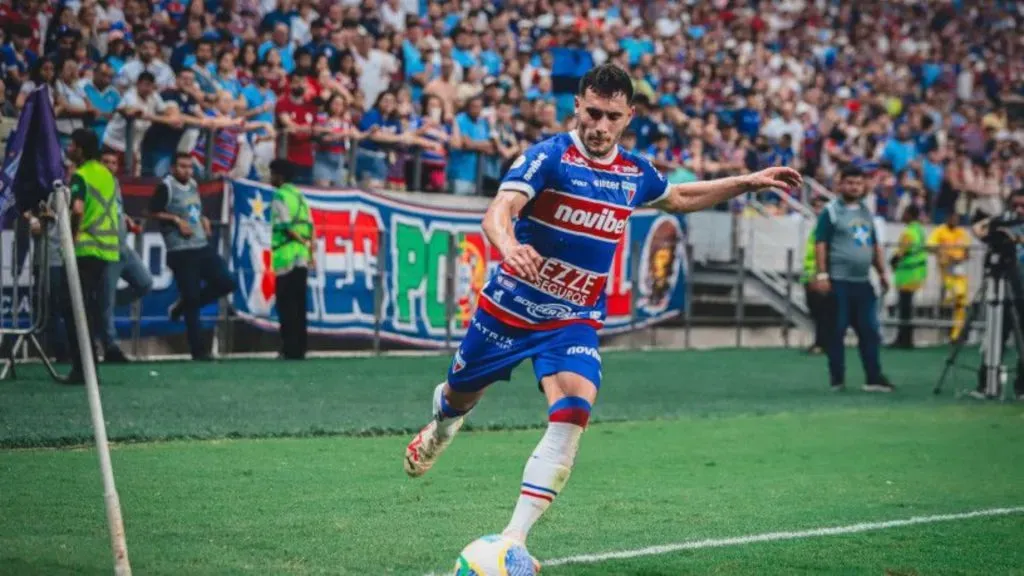 Emanuel Martínez em ação pelo Fortaleza – Foto: Mateus Fotif/Fortaleza EC