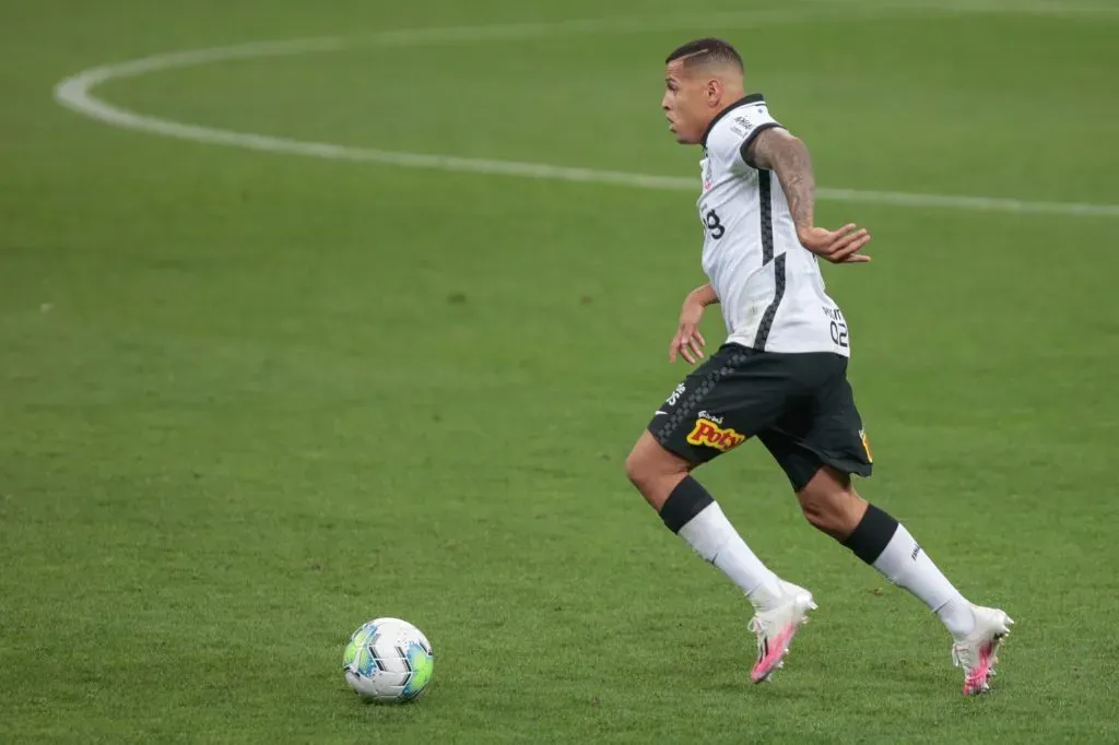 Sidcley durante partida entre Corinthians e Atlético-MG na Copa do Brasil de 2020. Foto: Marcello Zambrana/AGIF