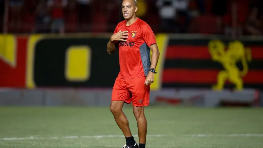 Pepa em treino pelo Sport