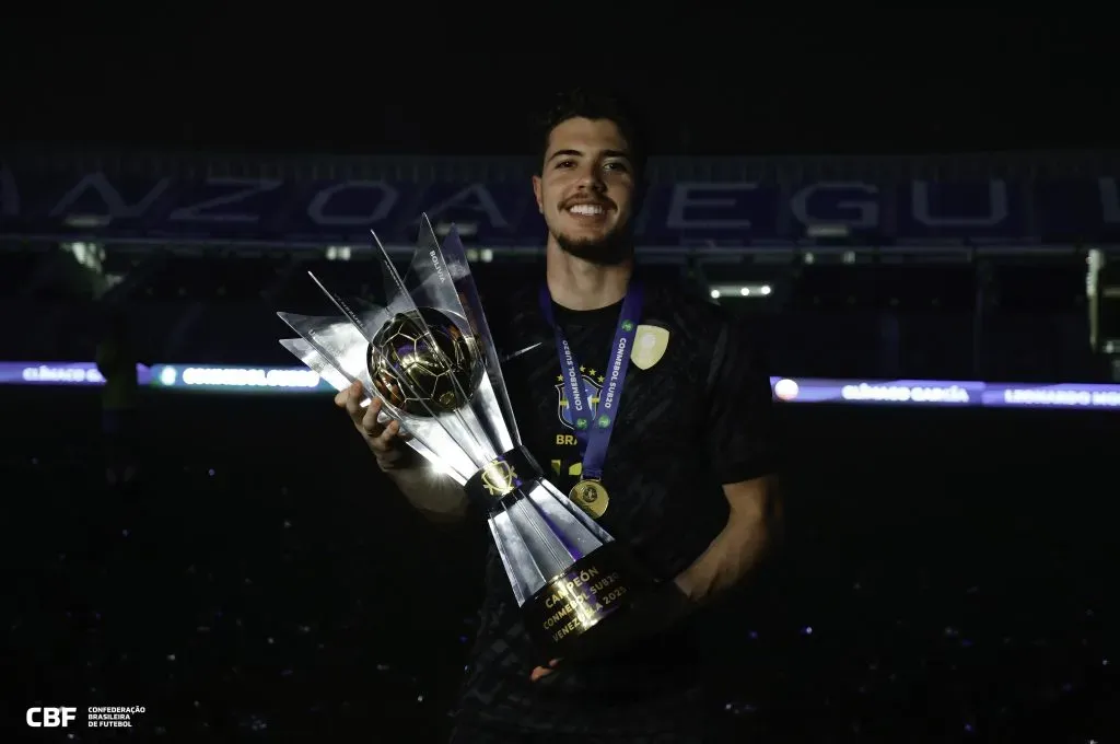 Felipe Longo foi destaque no Sul-Americano e foi sondado por clubes europeus. Foto: Rafael Ribeiro/CBF