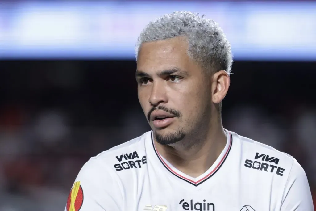Luciano jogador do Sao Paulo durante partida contra o Mirassol no estadio Morumbi pelo campeonato Paulista 2025. Foto: Marcello Zambrana/AGIF