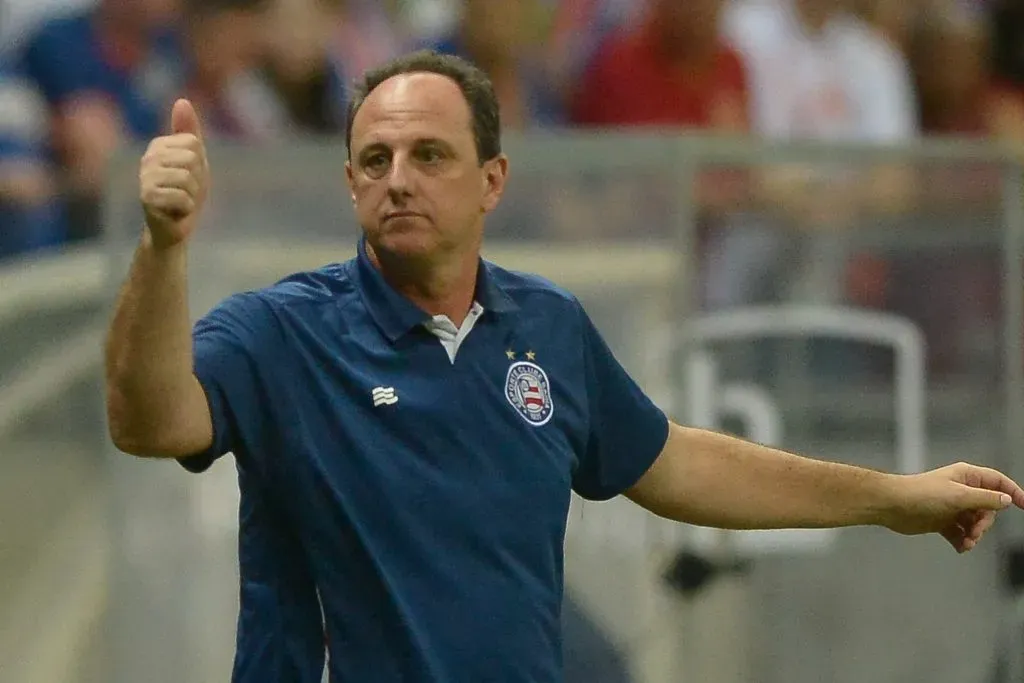 Ceni durante partida contra o Palmeiras no Campeonato Brasileiro de 2024. Foto: Jhony Pinho/AGIF