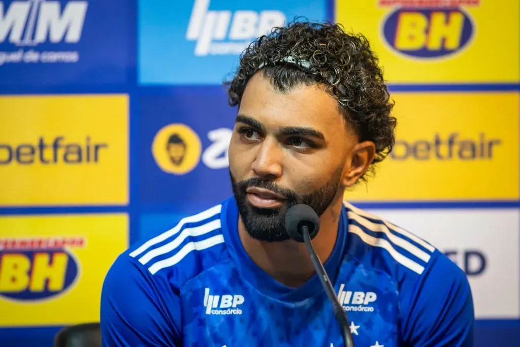 Gabigol, novo reforço do Cruzeiro. Foto: Fernando Moreno/AGIF