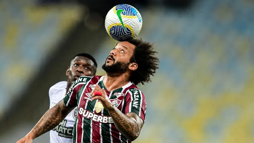 Marcelo em partida pelo Fluminense. Foto: Thiago Ribeiro/AGIF