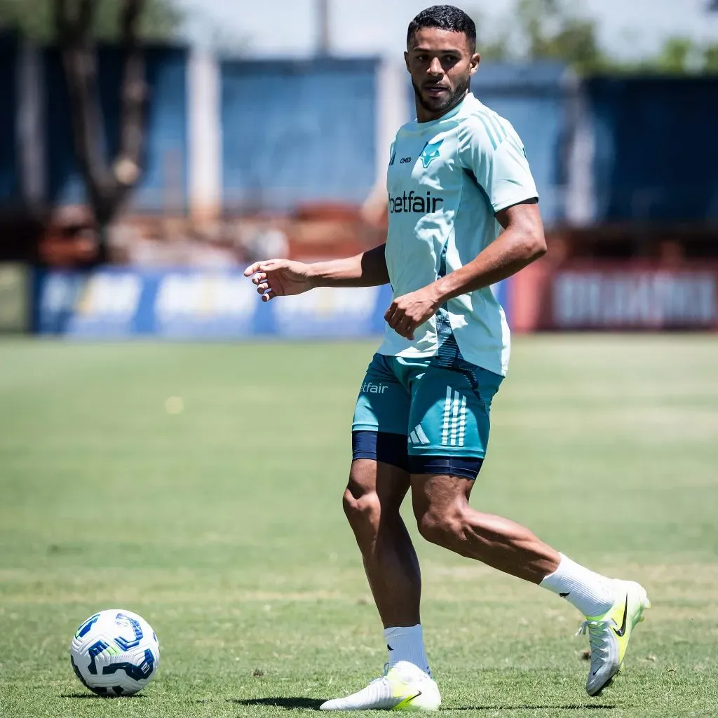 Foto: Gustavo Aleixo/Cruzeiro – Wanderson durante jogo-treino do Cruzeiro.