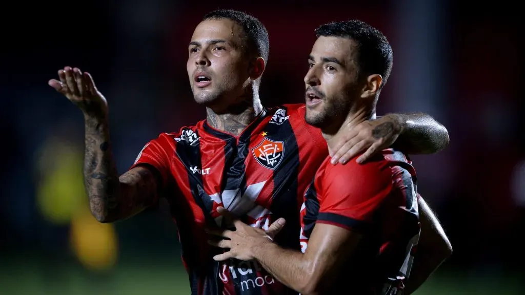 Caceres jogador do Vitoria durante partida pelo Campeonato Baiano 2025. Foto: Jhony Pinho/AGIF