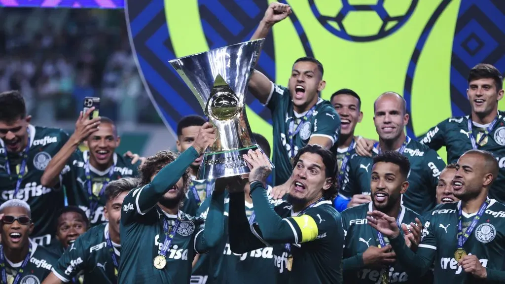 Palmeiras conquistou o título do Campeonato Brasileiro A 2022. Foto: Ettore Chiereguini/AGIF