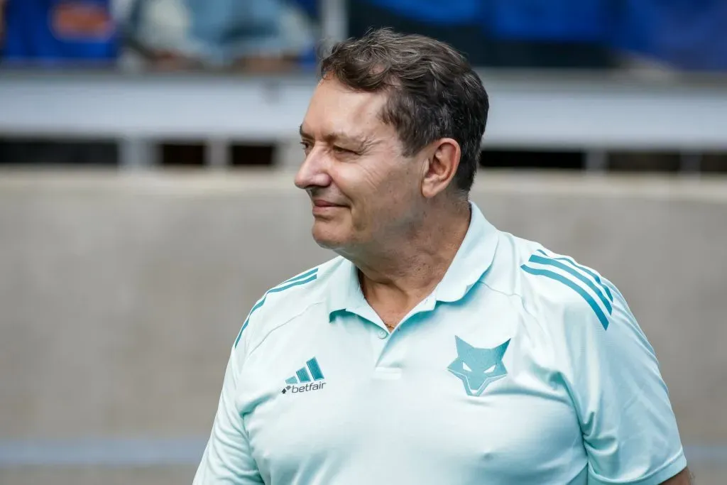 Pedro Lourenço durante partida contra o Betim no Campeonato Mineiro 2025. Foto: Fernando Moreno/AGIF