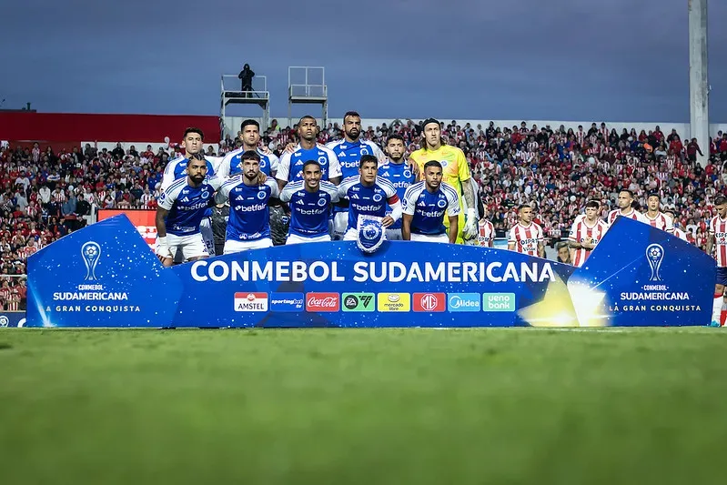 Unión x Cruzeiro pela Sul-Americana Foto: Gustavo Aleixo/Cruzeiro