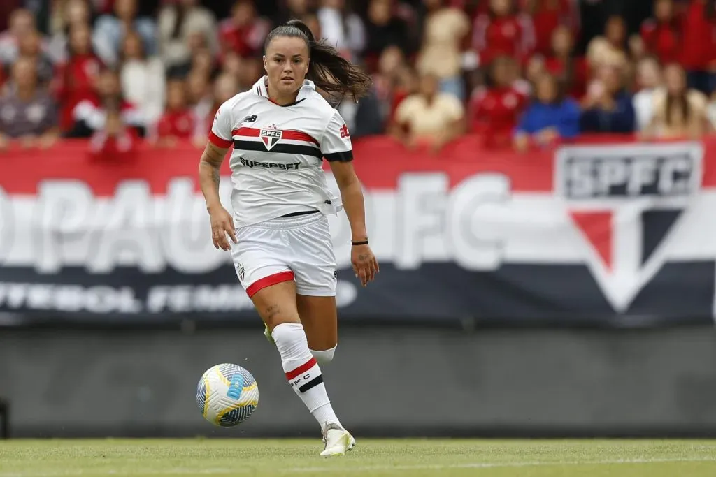 Jogadora do São Paulo Feminino. (Foto: Miguel Schincariol/Saopaulofc.net)