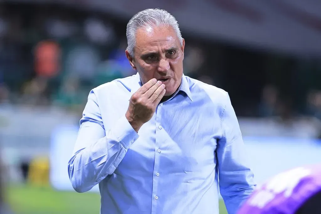 Tite, técnico do Flamengo. Foto: Ettore Chiereguini/AGIF