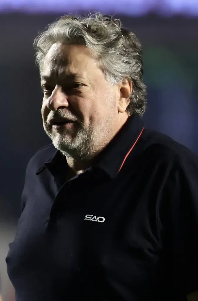 SP – SAO PAULO – 22/08/2024 – COPA LIBERTADORES 2024, SAO PAULO X NACIONAL (URU) – Julio Casares presidente do Sao Paulo antes da partida contra o Nacional (URU) no estadio Morumbi pelo campeonato Copa Libertadores 2024. Foto: Marcello Zambrana/AGIF