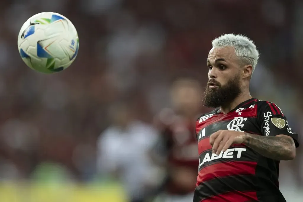 RJ – RIO DE JANEIRO – 15/05/2025 – COPA LIBERTADORES 2025, FLAMENGO X LDU – Michael jogador do Flamengo durante partida contra o LDU no estadio Maracana pelo campeonato Copa Libertadores 2025. Foto: Jorge Rodrigues/AGIF