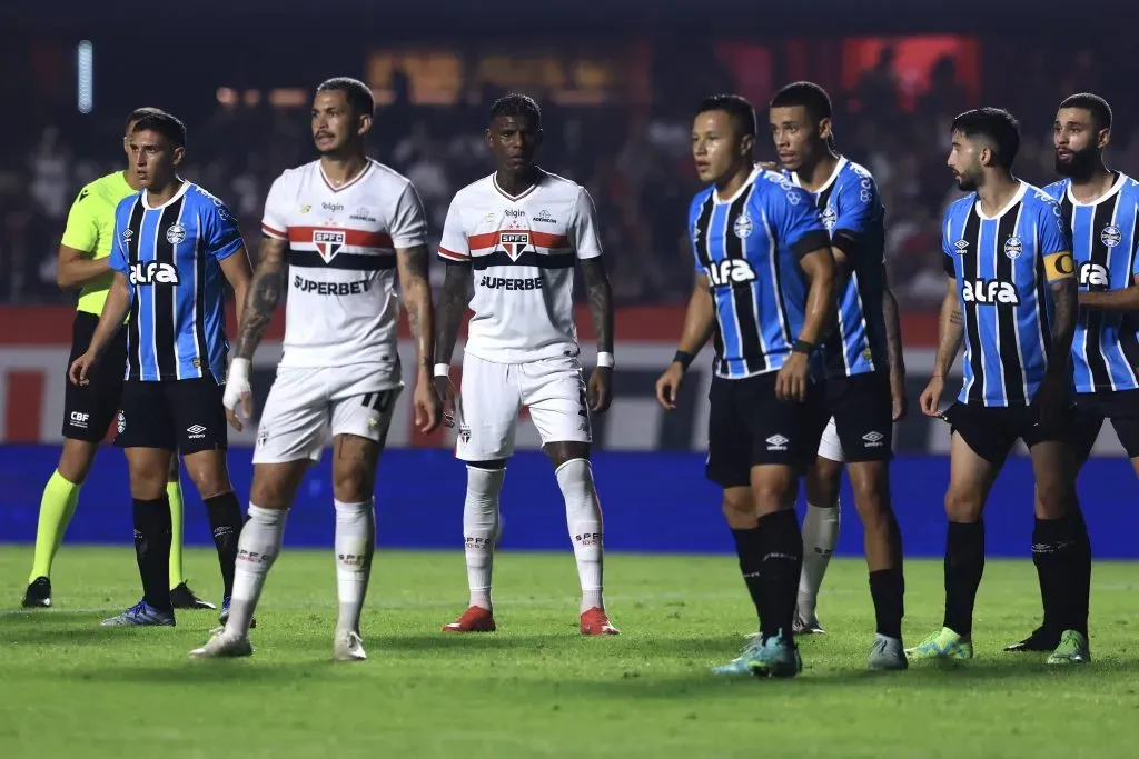 Luciano jogador do Sao Paulo durante partida contra o Gremio no estadio Morumbi pelo campeonato Brasileiro A 2025. Foto: Marcello Zambrana/AGIF