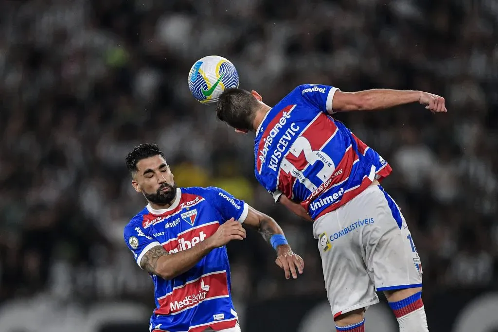 Kuscevic, jogador do Fortaleza. Foto: Thiago Ribeiro/AGIF