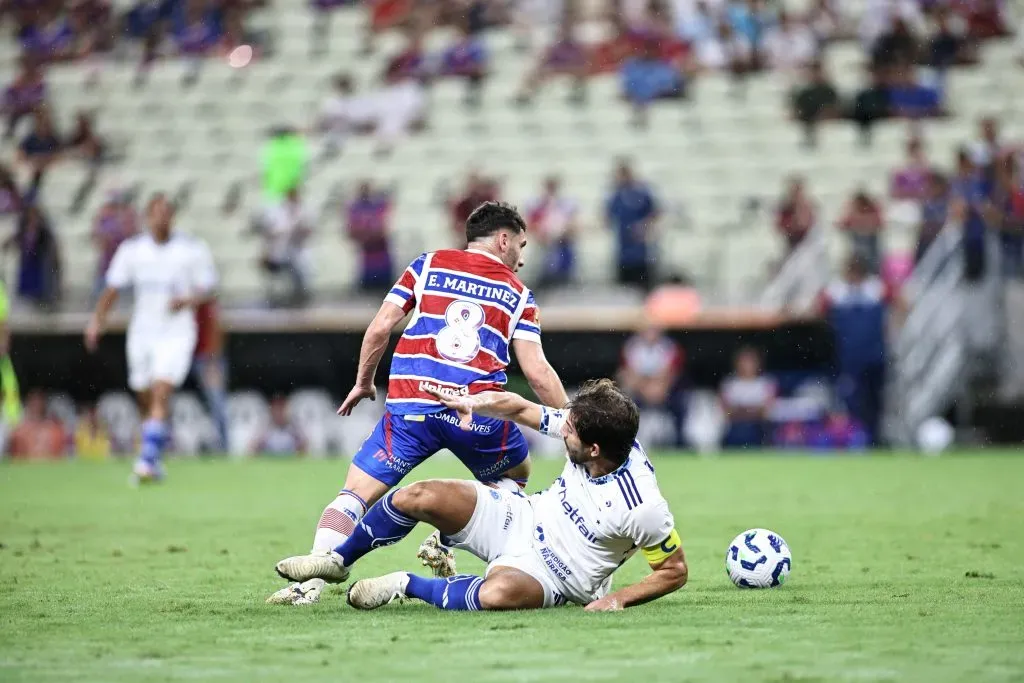 Fortaleza x Cruzeiro pelo Brasileirão 2025. Foto: Baggio Rodrigues/AGIF