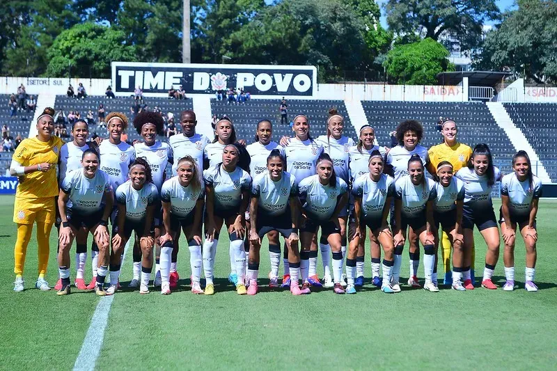 Elenco do Corinthians na temporada (Reprodução/Staff Images/CBF)