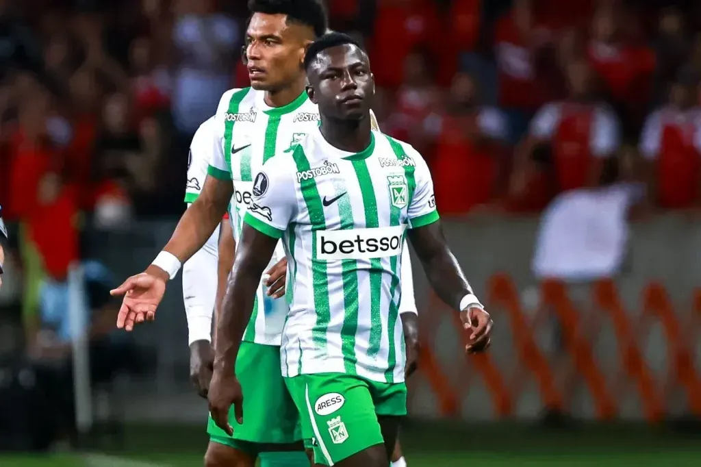 Hinestroza, atual jogador do Atlético Nacional.
