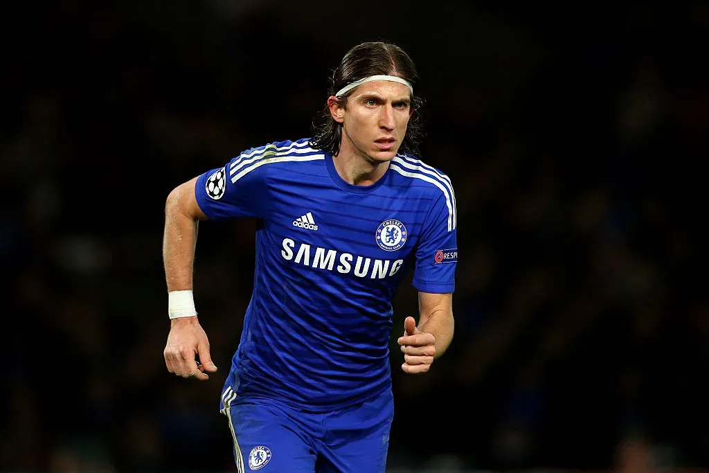 LONDON, ENGLAND – DECEMBER 10: Filipe Luis of Chelsea in action during the UEFA Champions League group G match between Chelsea and Sporting Clube de Portugal at Stamford Bridge on December 10, 2014 in London, United Kingdom. (Photo by Clive Mason/Getty Images)