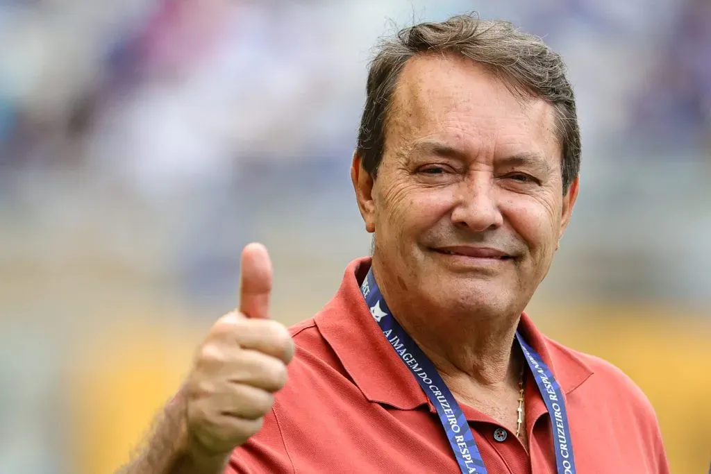 MG – BELO HORIZONTE – 07/07/2024 – BRASILEIRO A 2024, CRUZEIRO X CORINTHIANS – Pedro Lourenco, o Pedrinho proprietario da SAF do Cruzeiro durante partida contra o Corinthians no estadio Mineirao pelo campeonato Brasileiro A 2024. Foto: Gilson Lobo/AGIF